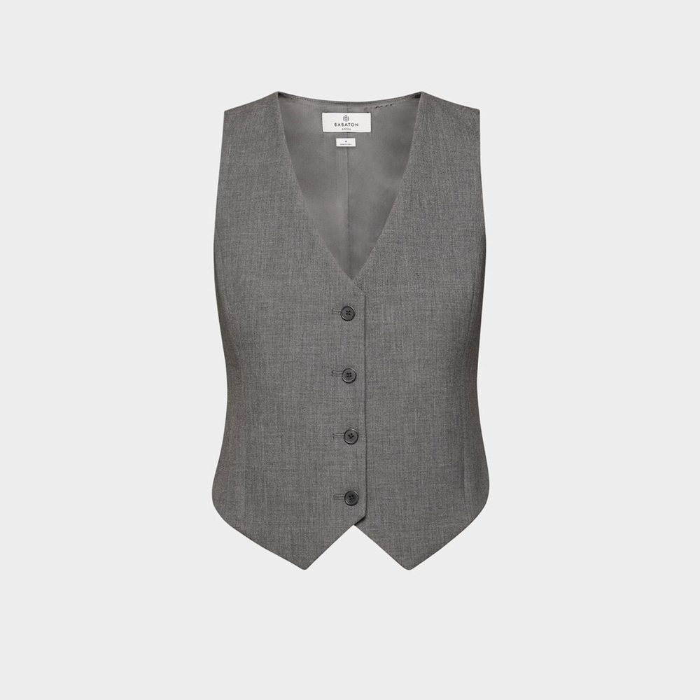 Aritzia Deniro Dark Gray Vest
